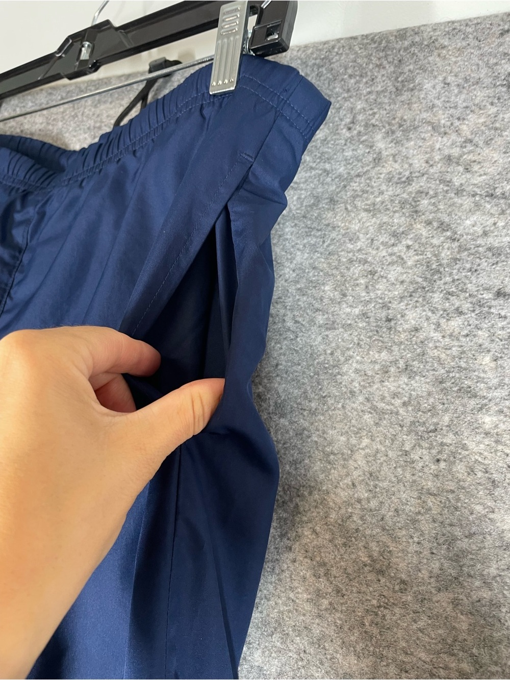 Vintage Y2K Adidas Track Pants Blue Small Athletic Windbreaker Joggers Training - Picture 8 of 15